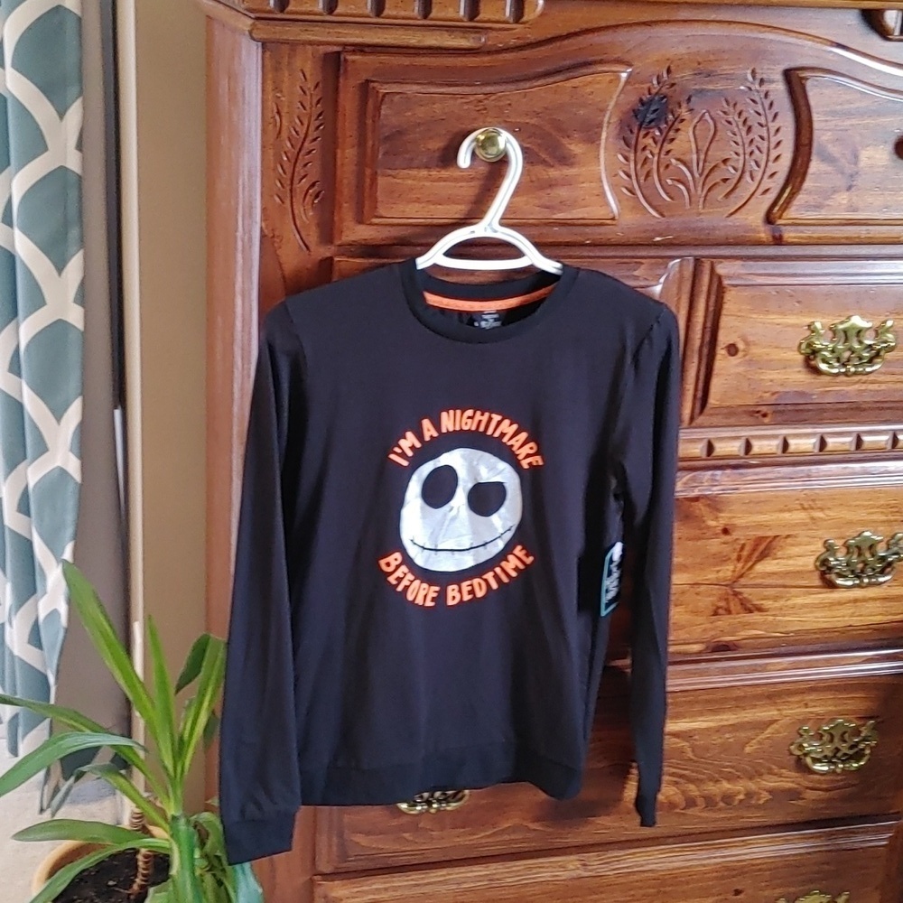 💚NWT Kids Disney Nightmare Before Christmas Pajama Top